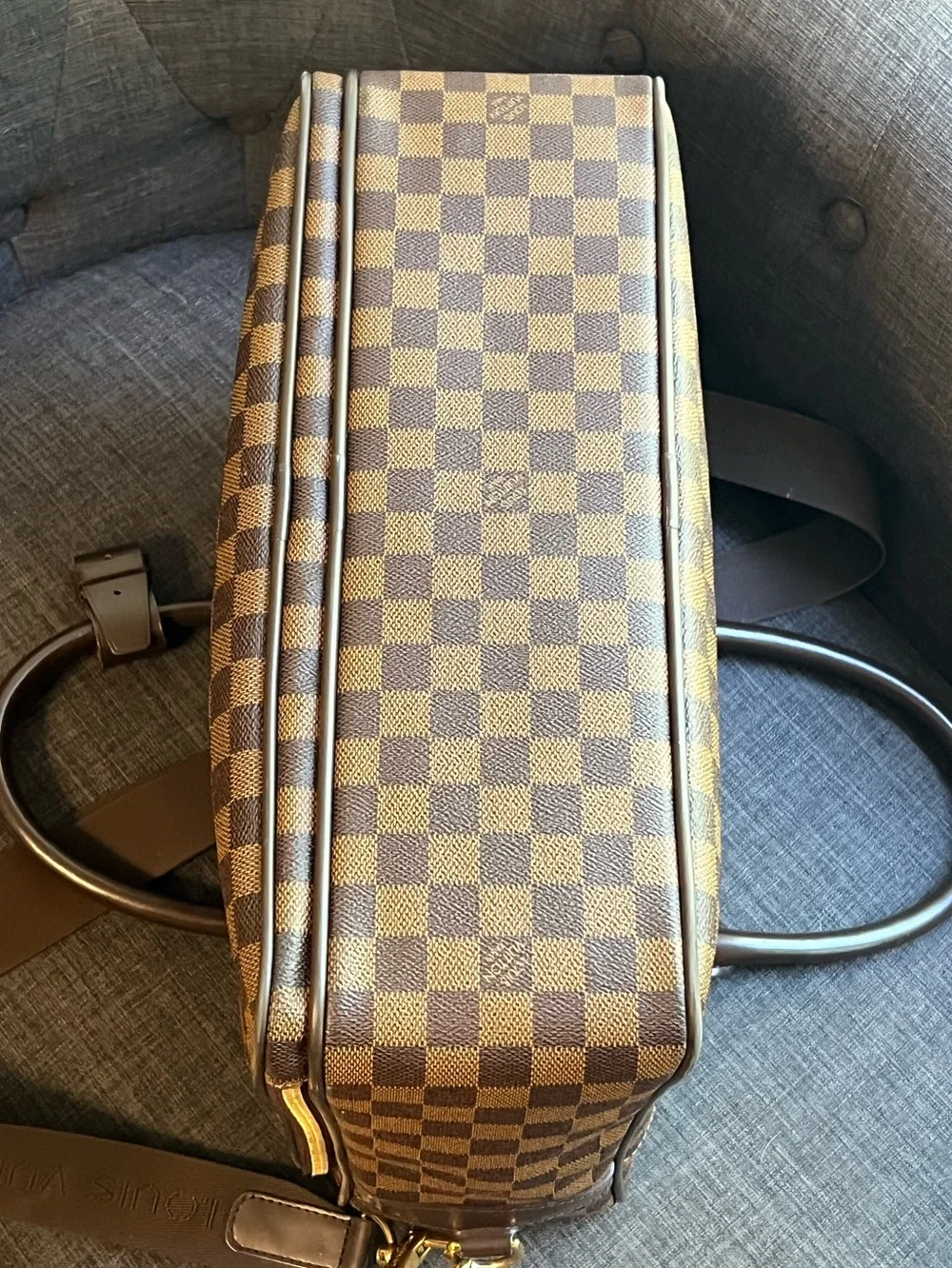 Louis Vuitton Brown Damier Travel Icare Laptop Bag with Shoulder Strap